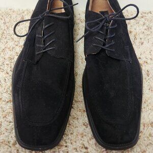 Fratelli men's shoes 13 black suede lace up oxfords